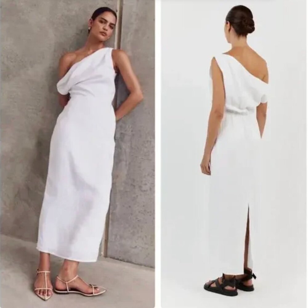 DISSH Cream Textured Slip Maxi Dress - Picture 8 of 8